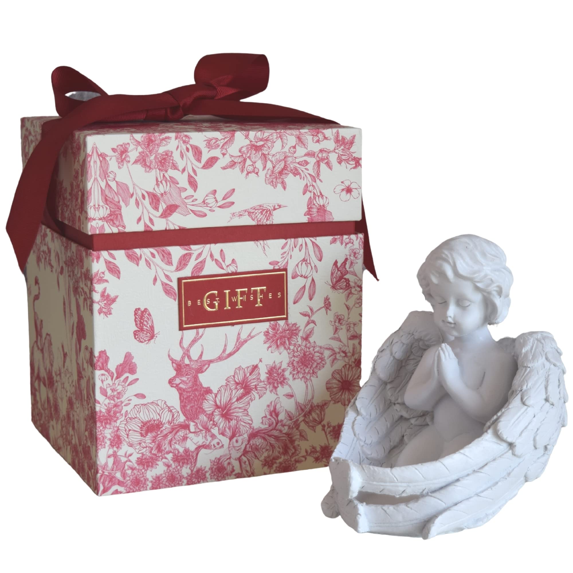 Amazon.co.jp: 天使の羽の皿 鍵置き 小物入れ エンジェル アクセサリー